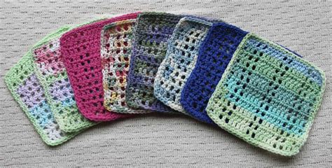 Simple Crochet Dishcloth