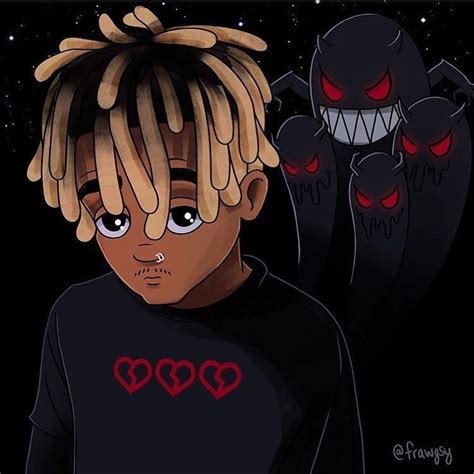 Juice Wrld Cartoon Photos Juice Wrld Poster Enterisise