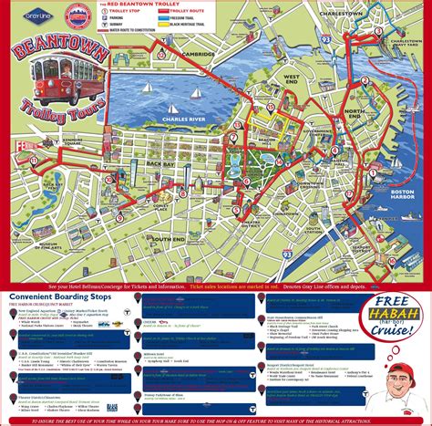 Boston Hop On Hop Off Bus Route Map