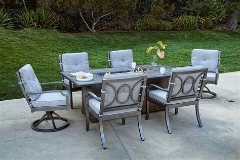 Since there is a screen, you do not. Fire Pit Dining Table Set - Dining room ideas