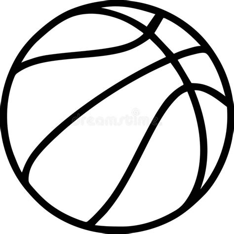 Basketball Outline Clipart 20 Free Cliparts Download Images On