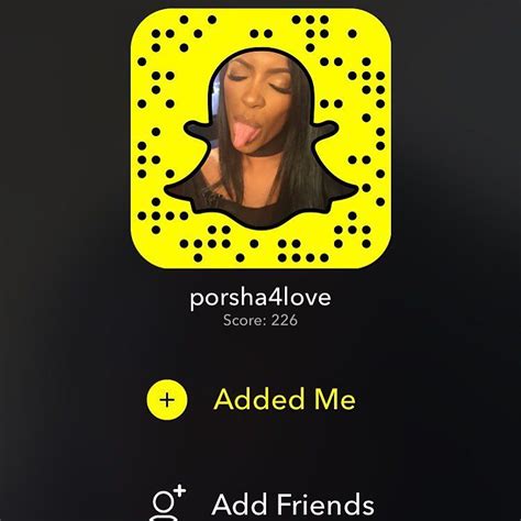 Follow Porshawilliams Snapchat User Porsha Love Actress