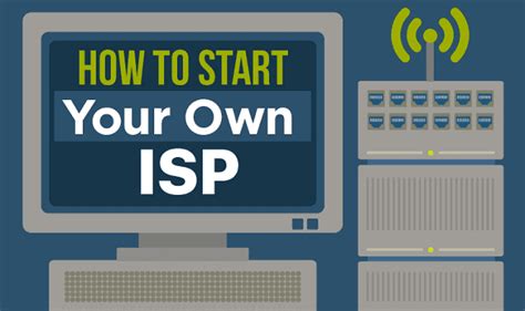 How To Start Your Own ISP Infographic Visualistan