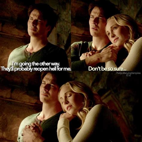 Tvd • 816 This Was Such A Sweet Moment Between Damon And Caroline