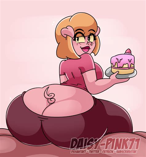 Rule 34 Ass Birthday T Blonde Hair Bubble Butt Bum Daisy Pink71