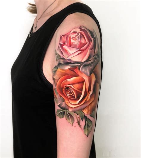 The heavy shading on this tattoo is meant to give it a more realistic look, and the contrast between the thin lines and the shading makes the ink pop. Feed Your Ink Addiction With 50 Of The Most Beautiful Rose ...