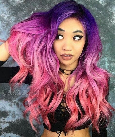 10 Purple To Pink Hair Ombre Fashionblog
