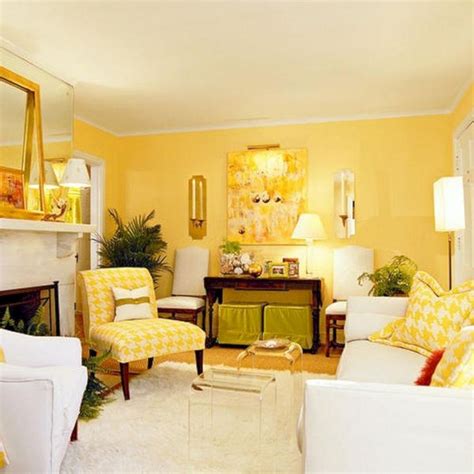 Yellow Paint Living Room Ideas