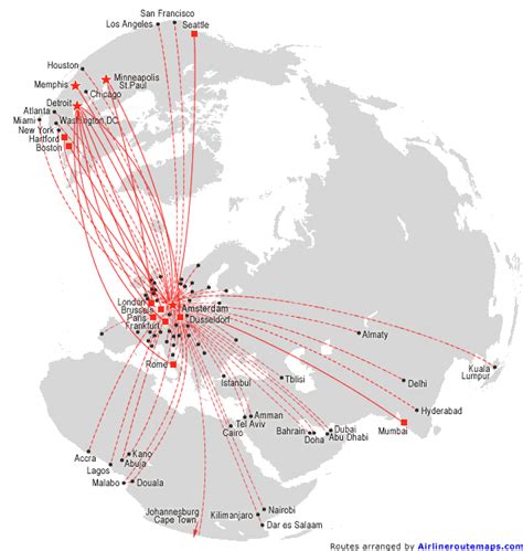 Northwest Airlines Route Map Europe And India