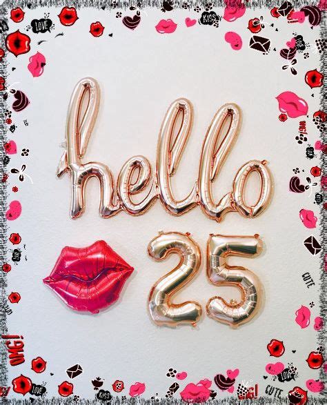 25th birthday gifts for woman, 25 birthday decorations for her, 25th birthday gift ideas, i'm 25, best turning 25 year get it as soon as fri, oct 16. Happy 25th Birthday | Happy 25th birthday, Happy 25th ...