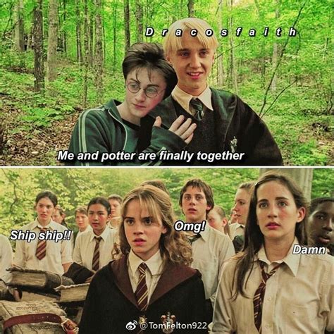 Pin By Sun Shine On Drarry Harry Potter Funny Harry Potter Comics Harry Potter Feels