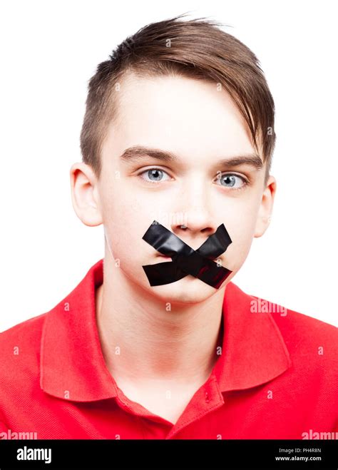 Face With Mouth Taped Over Hi Res Stock Photography And Images Alamy