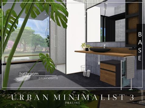 The Sims Resource Urban Minimalist House 3 By Pralinesims • Sims 4