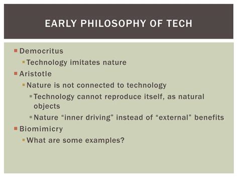 Ppt Philosophy Of Technology Powerpoint Presentation Free Download