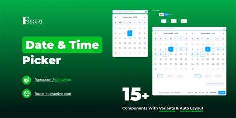 Date And Time Picker Responsive Widget Template Ph