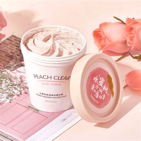 Buy Niacinamide Body Scrub Ice Cream Peach Scrub Exfoliating Body