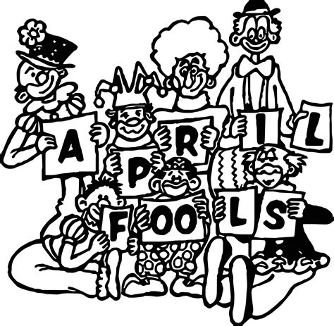awesome April Fools Coloring Page | Coloring pages, Boys coloring pages