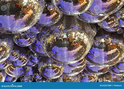 Several Disco Balls Stock Image Image Of Copy Festive 65247589