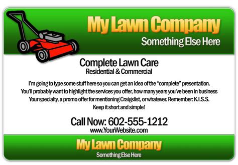30 Free Lawn Care Flyer Templates Lawn Mower Flyers Templatelab