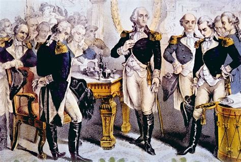 General George Washington Taking Leave Of The Officers Of His Army