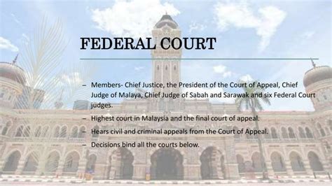 Hierarchy Of Malaysian Court Ppt