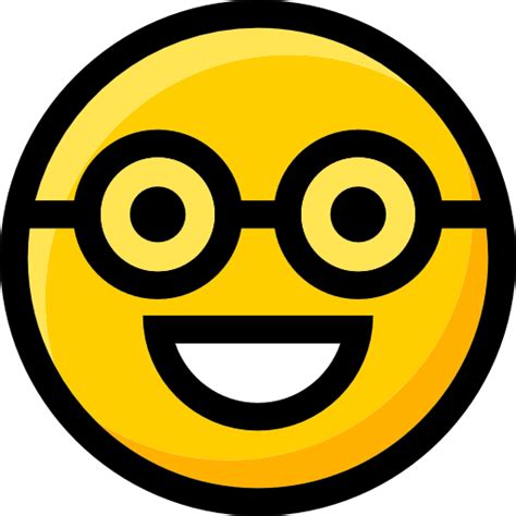 Emoticon Computer Icons Smiley Emoji Nerd Png Download 512512