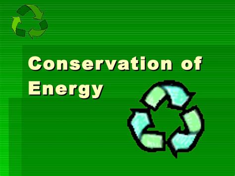 Ppt Conservation Of Energy