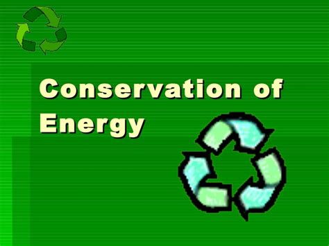 A few examples of energy transformation are given below Ppt Conservation Of Energy