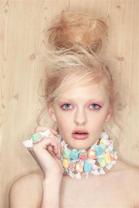 Junk Food Candy Necklace Red Rope Lollipop Accessories Beauty Editorial