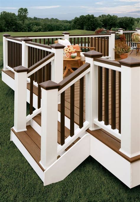 I Like The Two Tone Railing Decks And Porches Deck Paint Deck Colors