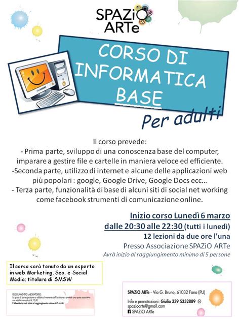 Dom comunicazione è una web agency composta da freelancers con oltre 6 anni di. Corso base per PC a Fano a partire dal 6 marzo - Web ...