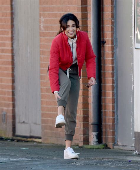 Michelle Keegan On The Set Of Brassic Tv Show In Manchester 01122021