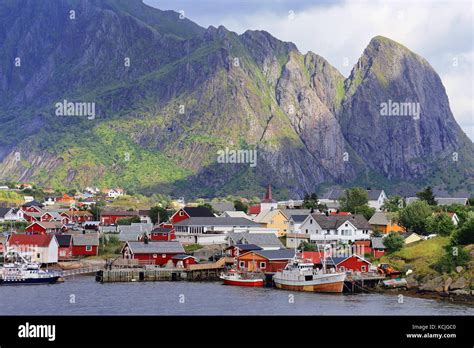 Lofoten Islands Reine Moskenes Norway Stock Photo Alamy