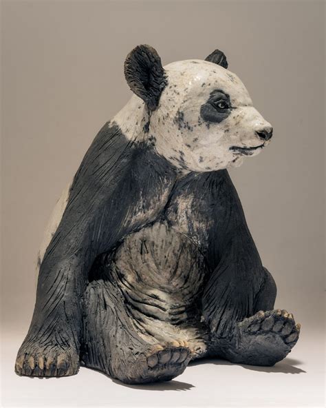 Panda Sculpture 1 Nick Mackman Animal Sculpture