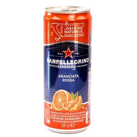 San Pellegrino Aranciata Rossa Vérnarancs 033 Dobozban