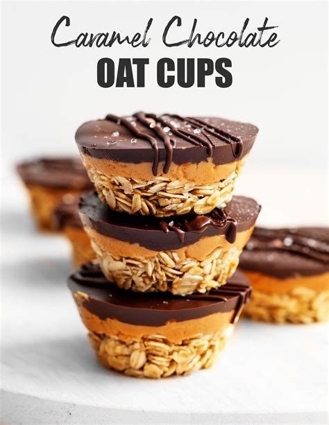 Caramel Chocolate Oat Cups Uk Health Blog Nadia S Healthy Kitchen