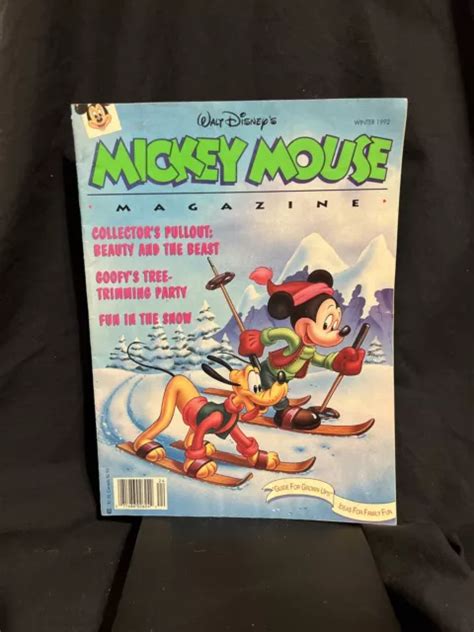 Mickey Mouse Magazine Winter 1992 Walt Disney 1000 Picclick