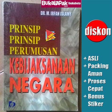 Jual Produk Perumusan Kebijaksanaan Negara Termurah Dan Terlengkap Mei