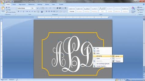 Microsoft word offers a robust template library with templates for most major label brands. How to Create a Monogram in Word | Words, Crafty craft, Crafts