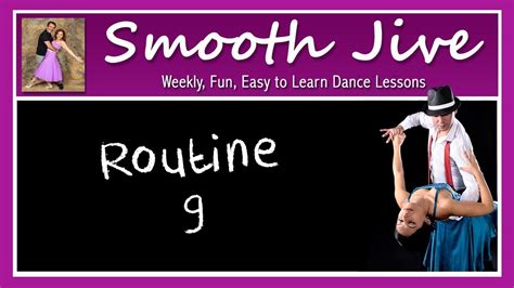 Learn Smooth Jive Dance Lesson Routine 9 With Jim And Nicky Youtube