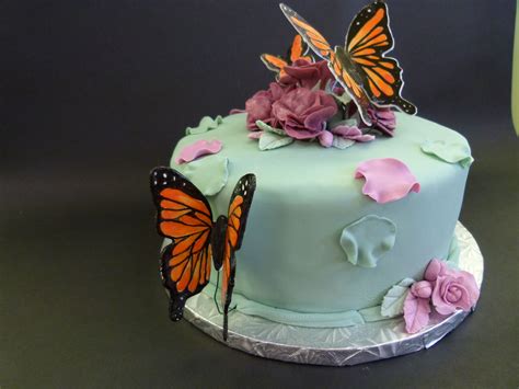 Monarch Butterfly Butterfly Cake Decorations Butterfly Birthday