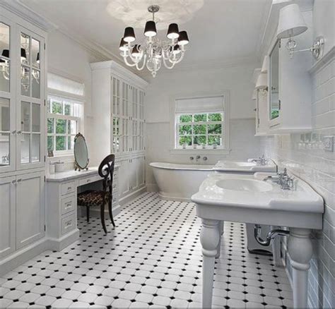 This mosaic pattern creates an overall effect like that of tiling found in fine homes of yesteryear. Retro Bianco White Octagon with Black Dot Glossy Porcelain ...