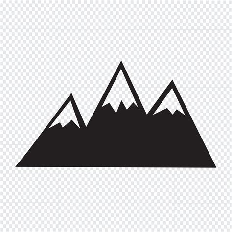 Mountains Icon symbol sign 646836 Vector Art at Vecteezy