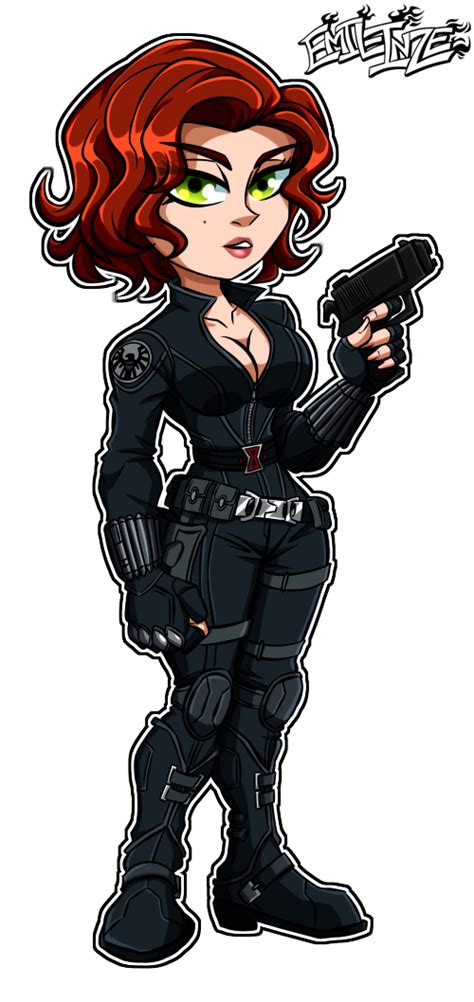 Black Widow Avengers By Emil Inze On Deviantart