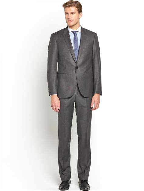 Remus Uomo Mens Pierro Tapered Fit Suit Jacket in Gray for Men (mid_grey) | Lyst