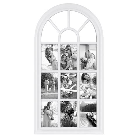 Though keep an eye on the prim count if you enlarge it, it grows fast. 28" x 14" White Arched Window Pane Collage Picture Frame ...