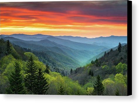 Great Smoky Mountains National Park Gatlinburg Tn Scenic Landscape