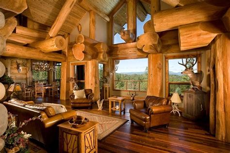 Log Cabin Interiors Beautiful Rustic Design And