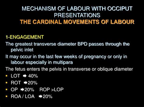 Ppt Mechanism Of Labour Normal And Abnormal Powerpoint Presentation