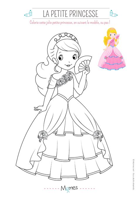 dessin à imprimer Dessin A Imprimer Robe De Princesse